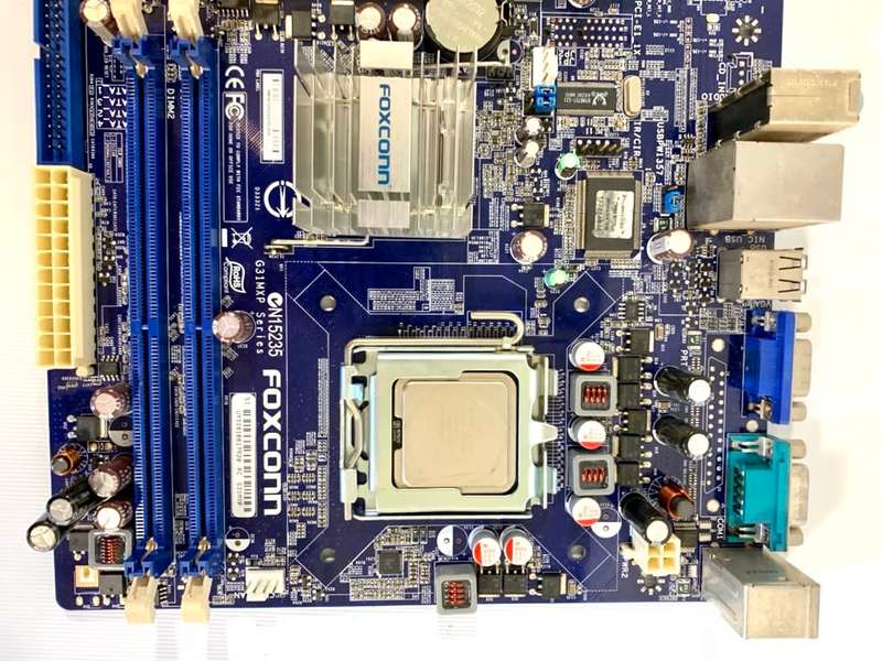 Foxconn N15235 Motherboard including CPU, RAM and Video Graphics Card