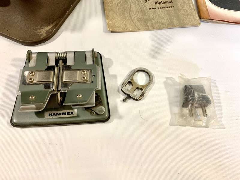 Old Time Bell & Howell 16mm Film Projector with Reel and Case