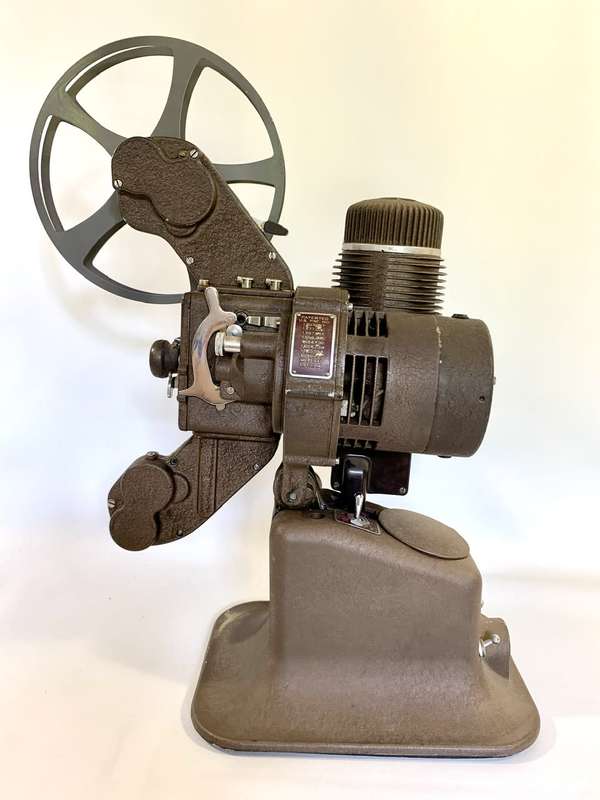 Old Time Bell & Howell 16mm Film Projector with Reel and Case