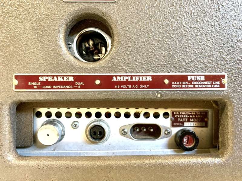 Vintage Bell and Howell Filmosound 179 - 16mm Film Projector and Amplifier
