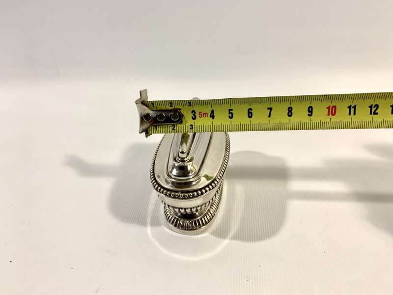 Silver Plated Ronson Queen Anne Table Lighter