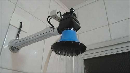 Ducha Corona - BLUE Color - Electric Shower Head Instant Hot Water Heater 120 V - 4000 W