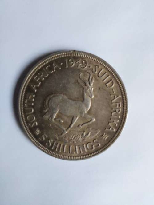 5 shillings South Africa 1949