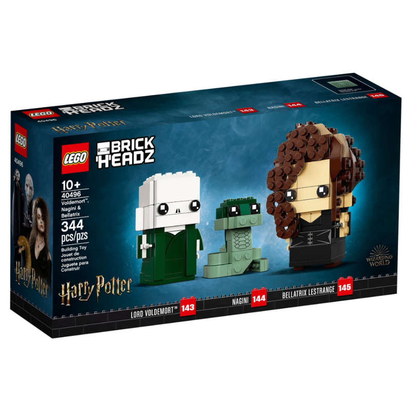 LEGO® BrickHeadz Voldemort, Nagini & Bellatrix 40496 (Discontinued Set)