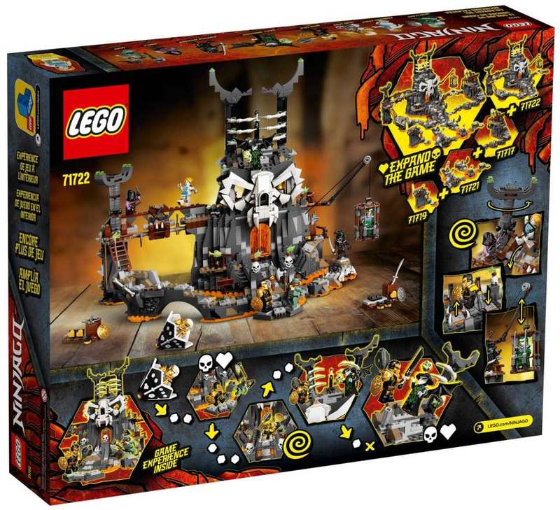 LEGO® Ninjago Skull Sorcerer`s Dungeons 71722 (Discontinued Set)