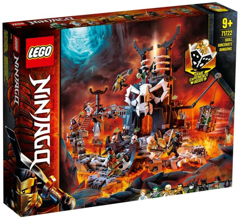 LEGO® Ninjago Skull Sorcerer`s Dungeons 71722 (Discontinued Set)