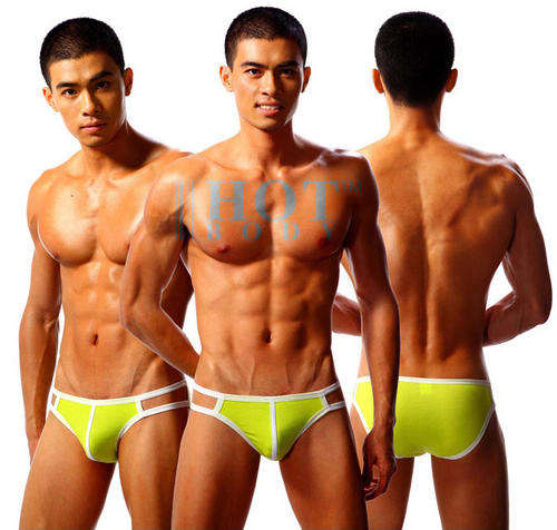 HOTBODY Mens Low Rise Sexy Hot underwear Bikini Brief