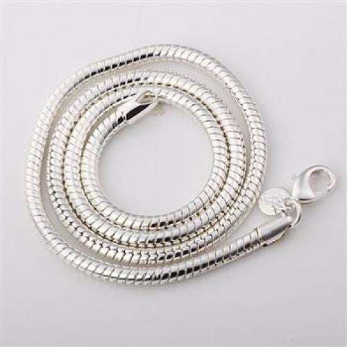 Weekend Special****925 Silver Snake chain(2mm) - 55cm****