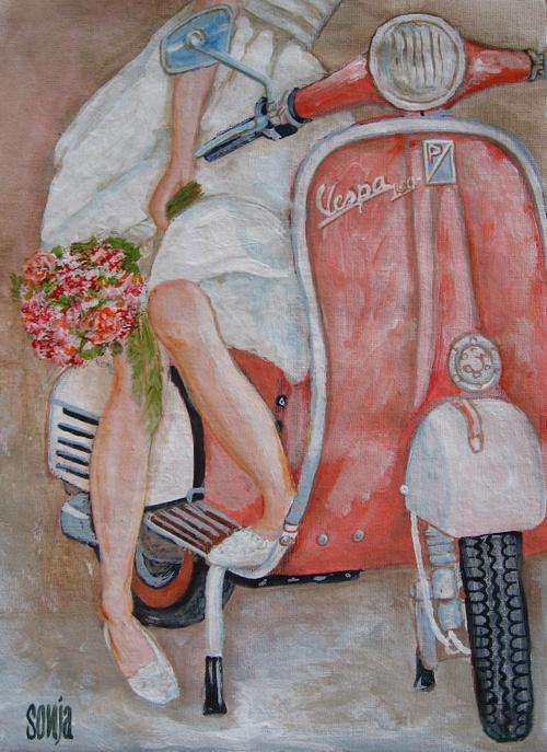 ***Acrylics - The Bridesmaid - Sonja Peacock***
