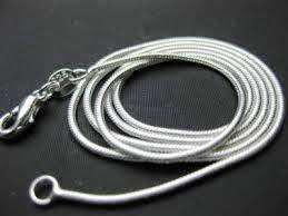 925 Silver (EP) 1mm Snake Chain - 60cm