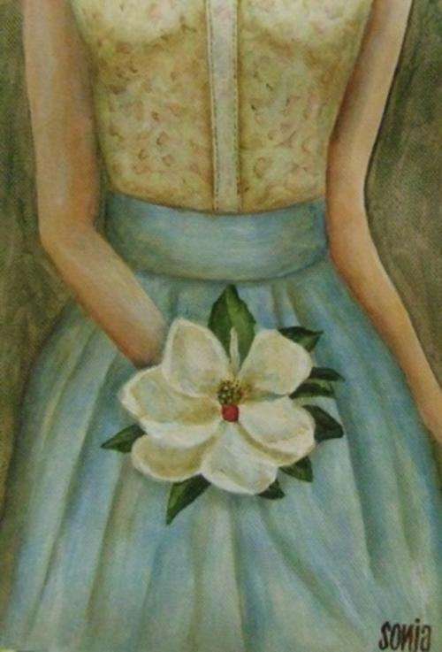 ***Acrylics - 'n Orgidee vir jou - Sonja Peacock***