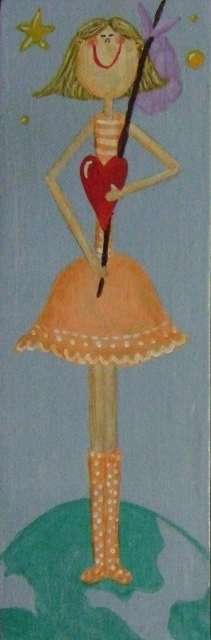 Handpainted Wooden Sign Art Wall Plaque - Nr 11