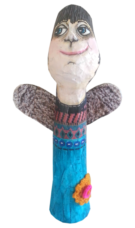 Darius - Paper Maché doll - Now on clearance sale