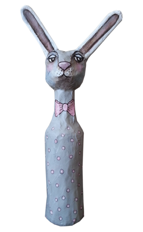 Pink Bow Tie Rabbit - Now on clearance sale