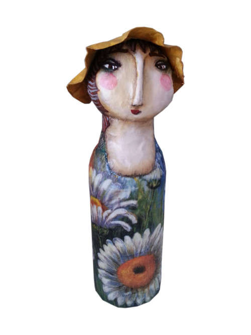 Pixie - Paper Mâché doll - now on clearance sale