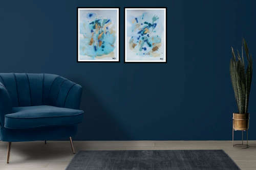 Introspective I & II - Set of 2 Abstract Art