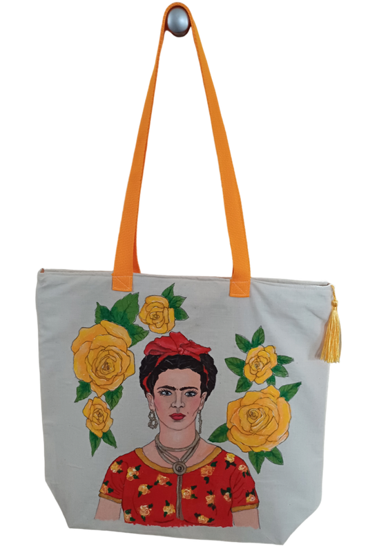 Frida II Canvas Tote Bag
