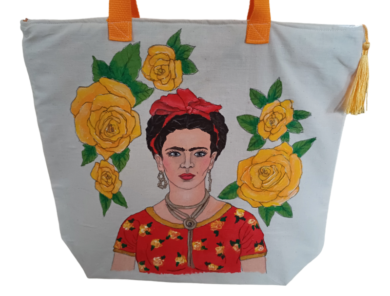 Frida II Canvas Tote Bag