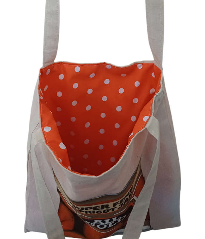 All Gold Apricot Jam Reversible Grocery Tote Bag