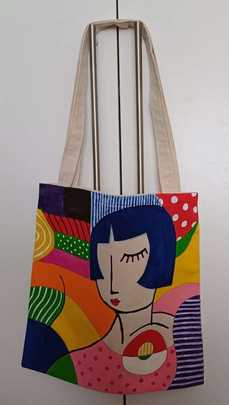 Abstract Art Canvas Tote Bag