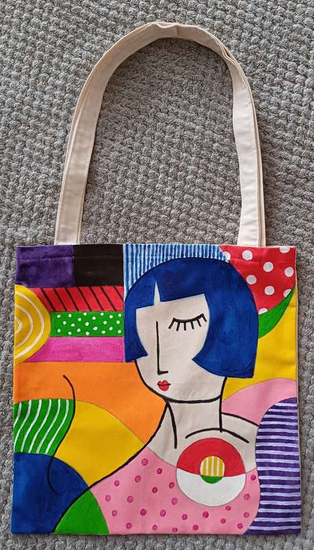 Abstract Art Canvas Tote Bag