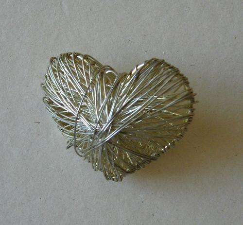 Small Wire heart 6cm