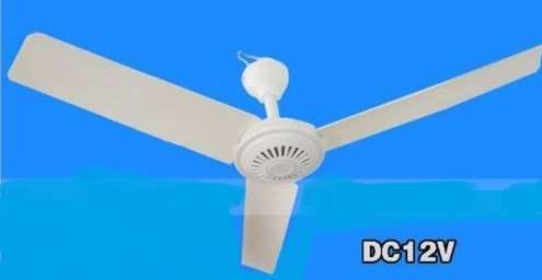 New 12 V DC 50 cm Portable Mini Ceiling Fan + Battery Cord with Alligator Clips