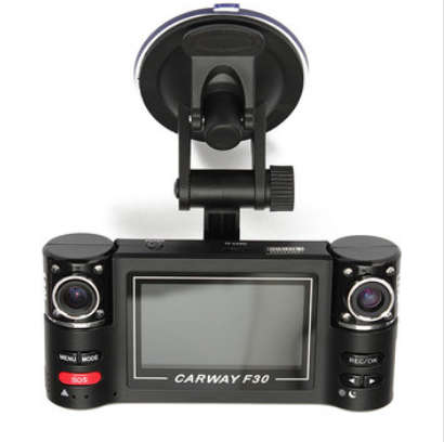 F30 HD Dual Lens Car Camera Vehicle DVR Dash Cam Video Recorder
