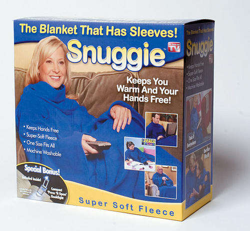 Winter Snuggie-The Blanket with sleeves!