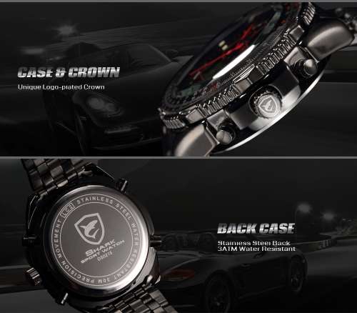 Brand New and Authentic  Shark Eight Gill Stainless Steel Sports Watch