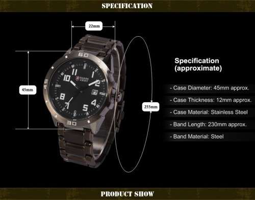 Brand New Authentic Shark Panther Series Army Sports Stainless Steel Watch
