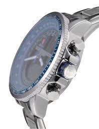 Authentic Brand New Men's "Winghead shark" Digital/Analog Quartz Day/Date/Alarm Stainless stee