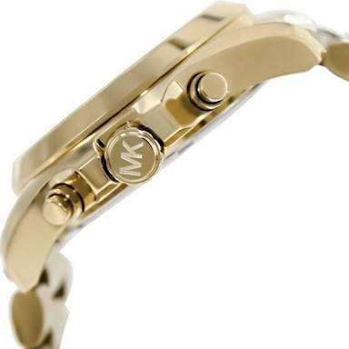 Authentic, Brand New Michael Kors Women's Bradshaw Gold-Tone Watch MK5605