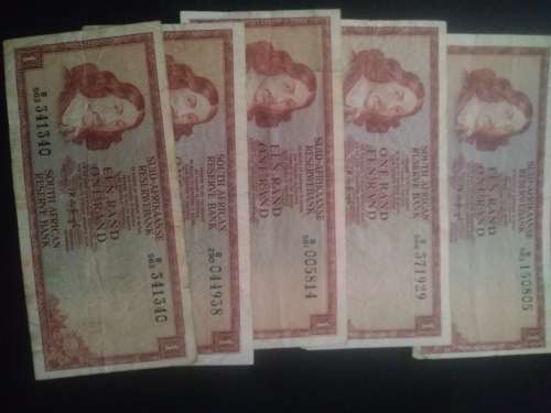 R1.00 Republic of South Africa- TW de Jongh