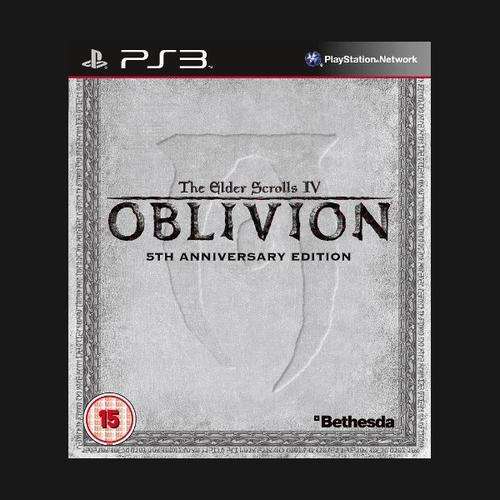 Oblivion:The Elders Scrolls IV 5th Anniversary Edition PS3(3 GAMES)LIKE NEW