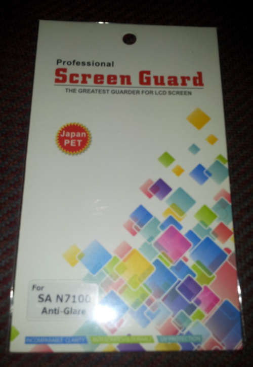 Samsung Galaxy Note 2 Screen Guard(BRAND NEW AND SEALEDONLY R1 BID INCREMENTS
