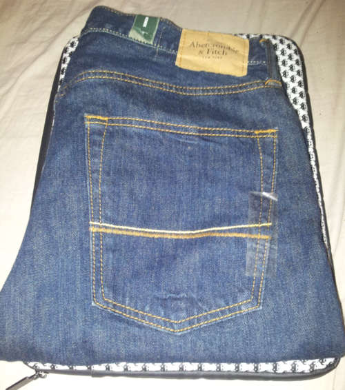 Abercrombie & Fitch Remsen Slim Straight Dark Blue Jeans(ORIGINAL W34 L32)