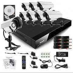 8 CHANNEL ANALOGUE CCTV SYSTEM WITH 900 TVL CAMERAS & 3G AND SMARTPHONE VIEW & WARRANTY!