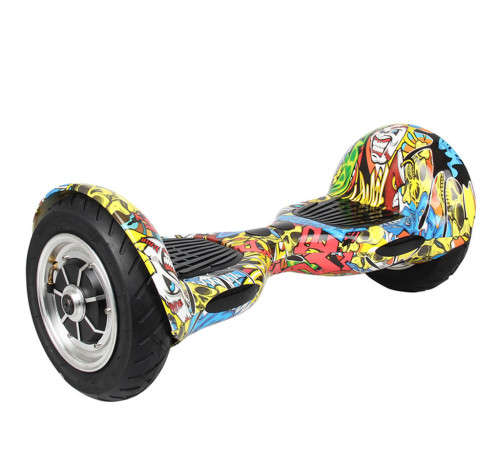 10 inch Designer Hoverboard BLUE SMOKEY