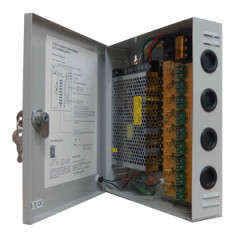10A 12V Power Supply in Lockable Case