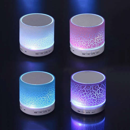 LED RGB mini Bluetooth Speaker TF/USB/FM Portable Speaker