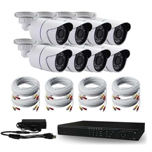 8 Channel AHD Kit - 2Megapixel Cameras + 3Tb Hard Drive