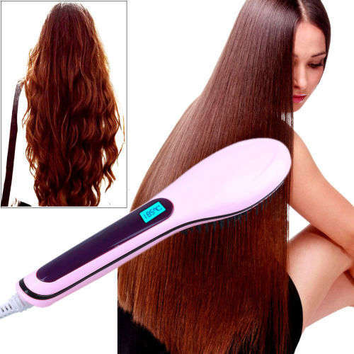 Fast Hair Straightener Brush HQT-906
