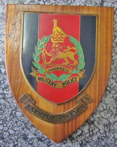## Rhodesian Military Police Plaques ##