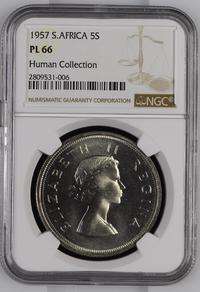 2nd Finest Known 1957 South African PL66 Crown