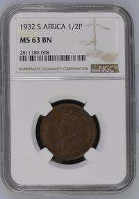 1932 South Africa Half Penny MS63BN