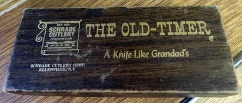 The Old Timer Pocket Knife in original Box