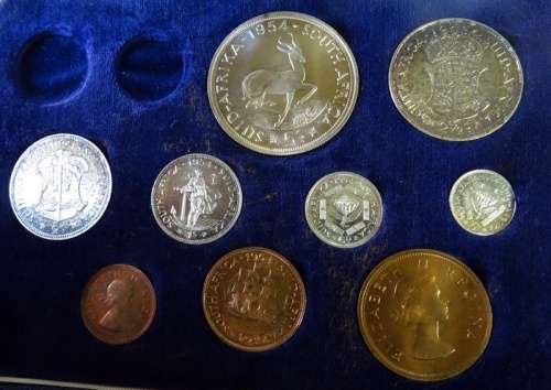 1954 South African Proof Set