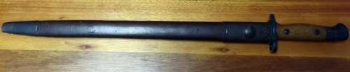 1907 .303 SAP Bayonet with Mangrovite sheath