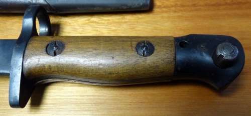 1907 .303 SAP Bayonet with Mangrovite sheath